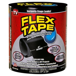 FLEX TAPE BLACK 4&quot;X5'.