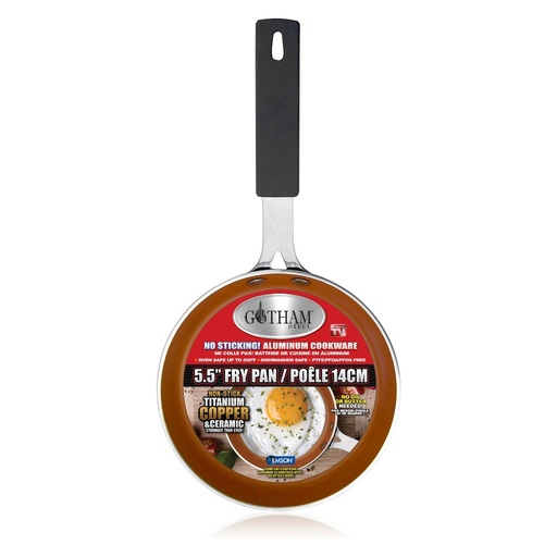 FRY PAN 5.5" COPR/TITAN