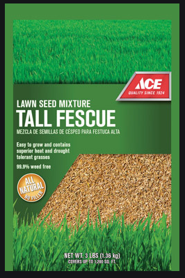 ACE TALL FESCUE SEED 3#.