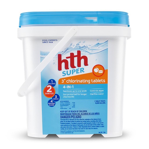 HTH SUPR 3"CHLOR TABS 5#