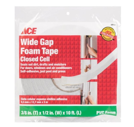 FOAM TAPE CLOSED CELL 3/8IN X, Cancel