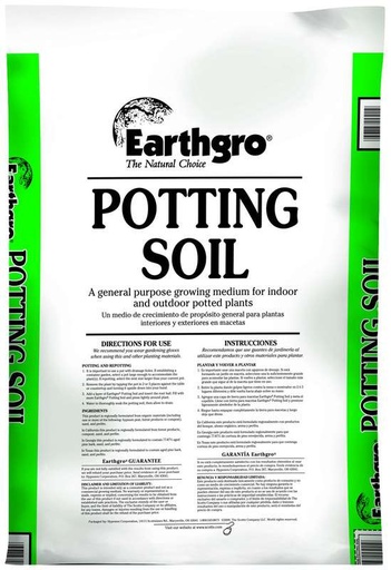Earthgro Organic Potting Soil 10 qt
