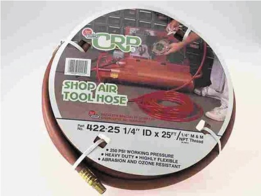 HOSE AIR250#25'1/4ID&MPT.