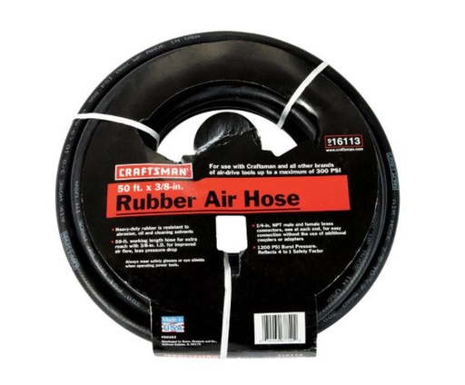 CM AIR HOSE 3/8 X 50.