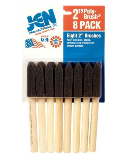 PAINTBRUSH FOAM 2" 8PACK.