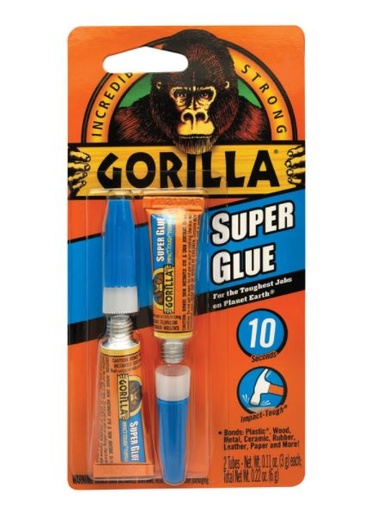 GORILLA SUPERGLUE 2PK 3G.