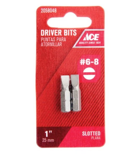 BIT INSERT #6-8 SLOT CD2.