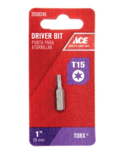 BIT INSERT #15 TORX ACE.