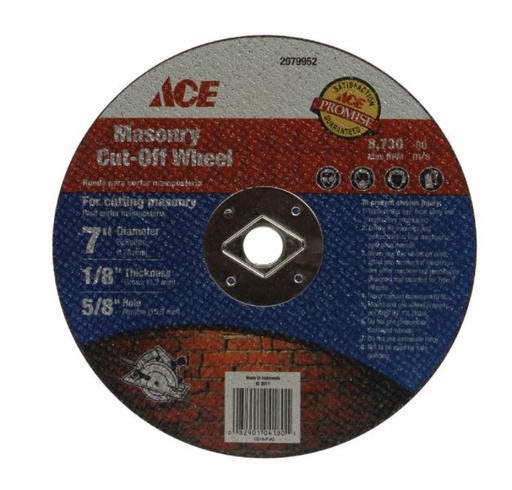 WHEEL CUTOFF 7"MASON ACE.