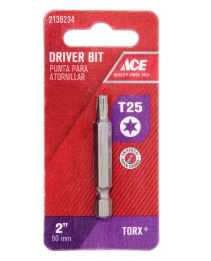 TORX INSERT BIT#25X1.9".