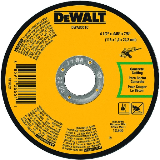 CUTWHL 4.5"X.045X7/8 MAS.