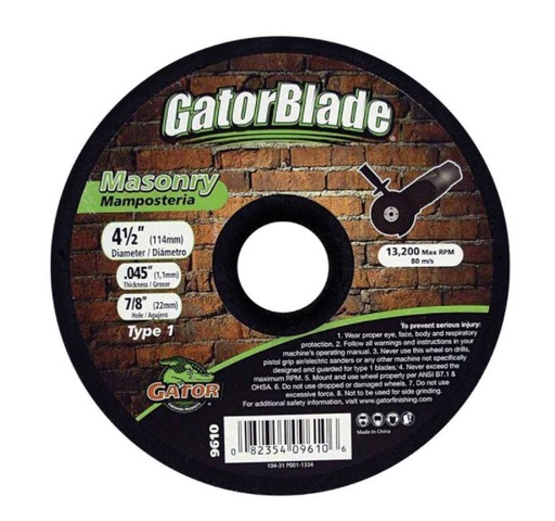 MASON WHEEL4.5X.045X7/8.