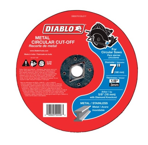 METAL CIRC CUTOFF DSC 7".