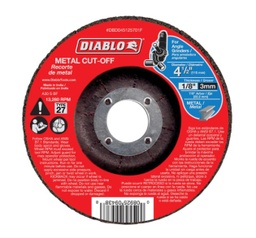 METAL CUTOFF DISC 4-1/2&quot;.