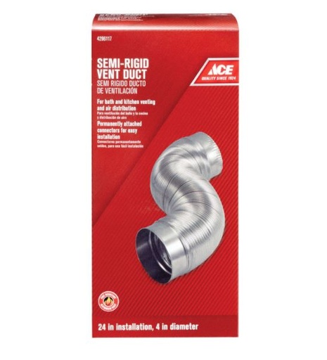 SEMI RIGID DUCT W/CONNEC                