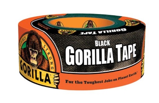 GORILLA TAPE BLACK 12YD                 