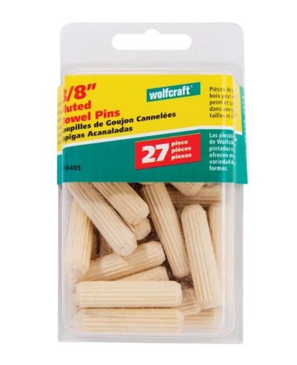 DOWEL PIN FLUTED3/8"27PK                