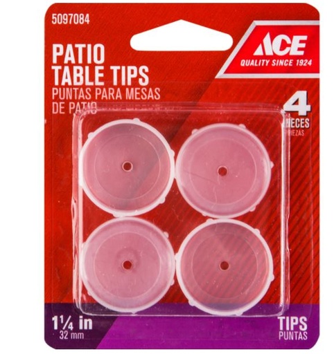 TIP PATIO 1.25"RND CD4                  