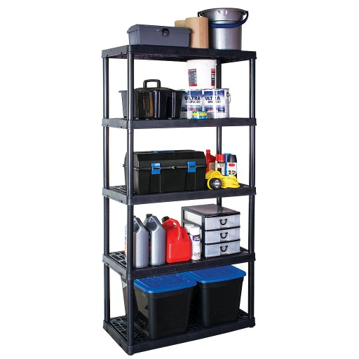 SHELF 5 VENT PLSTC 18"                  