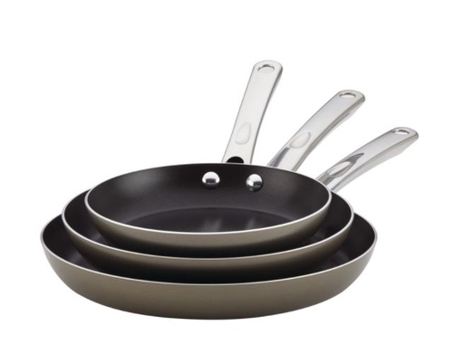 SKILLET SET GRAY 500°F.