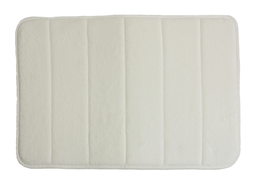 BATH RUG WHITE 17X24&quot;.
