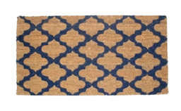 MAT COIR BLU/BRN 18X30&quot;.