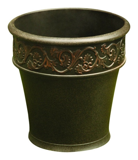 PLANTER BRONZE LOOK 15"                 