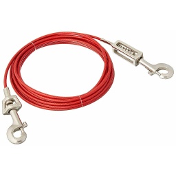 CABLE DOG TIE OUT 15'LRG                