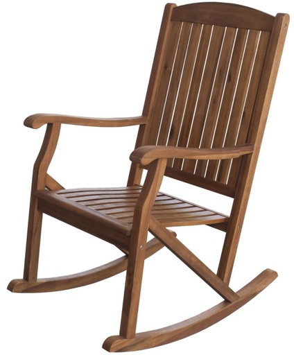 Sequoia Brown Wood Frame Log Rocker Chair 1 pc