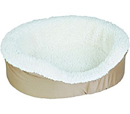 PLUSH SUEDE PET BED18x14
