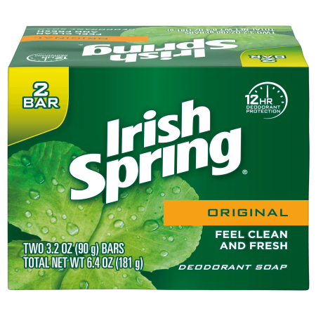 Irish Spring Original Scent Bar Soap 3.2 oz.