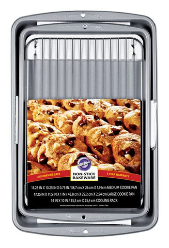 COOKIE PANS/RACK 3PK.