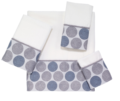 DOT CIRCLE TWL SET WHT