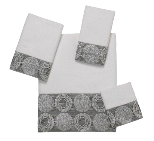 TOWEL SET WHT GALAXY 4PK