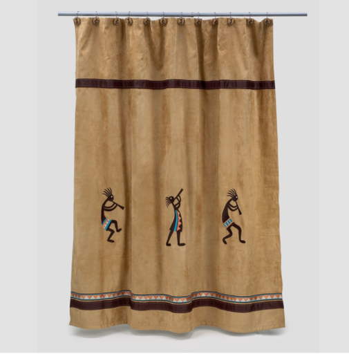 SHOWER CURTAIN KOKOPELLI