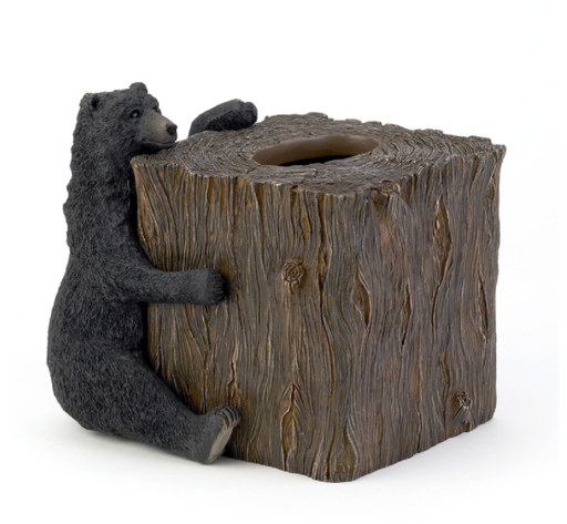 TISSUE CUBE BLK BEAR LDG
