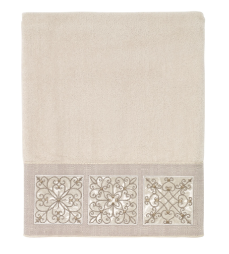 BATH TOWL IRONWORK BEIGE