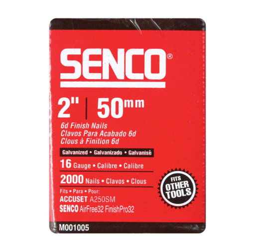 FINISH NAIL 2"16GA GALV