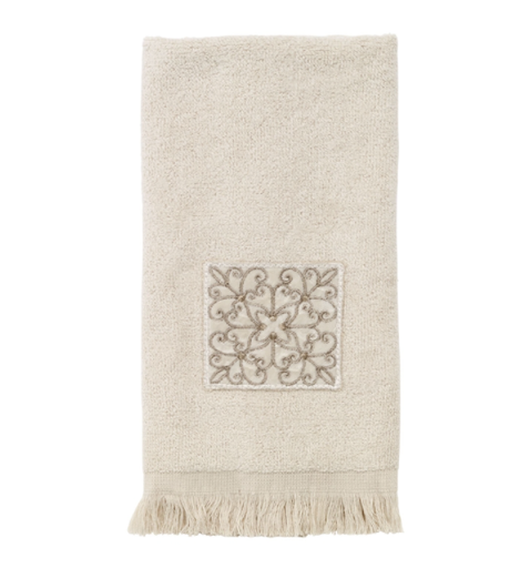 FNGRTP TOWL IRNWRK BEIGE
