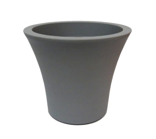 PLNTR GRY 10.56"H 12"DIA