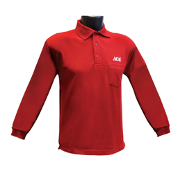 MENS POLO LS 100% L-T