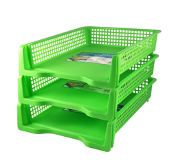 TRAY STACKABLE GRN