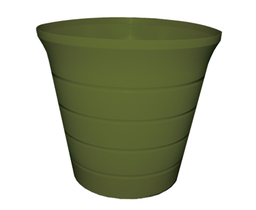 PLANTER GRN 5.43&quot;H 6&quot;DIA
