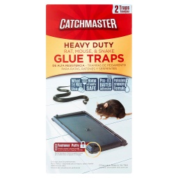 Catchmaster Heavy Duty Baited Rat Glue Traps, 2 ct