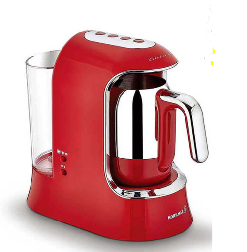 A862 Kahvekolik Aqua Coffee Machine Red/Chrome