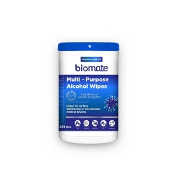 Biomate Multi-Purpose Alcohol Wipes 80PK